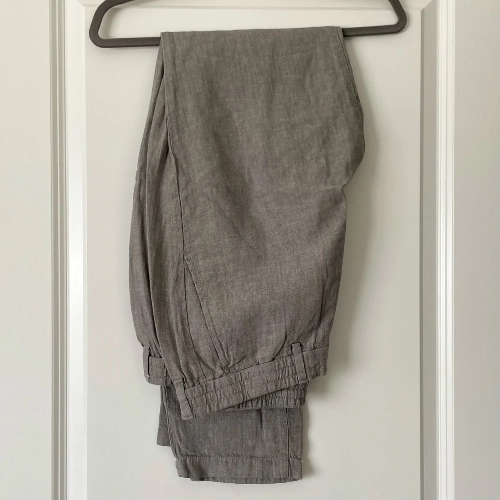 Banana Republic Linen Blend Mason Athletic-Tapered Pant